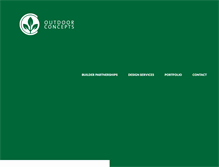 Tablet Screenshot of outdoorconceptsdallas.com